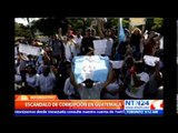 Cerca de 2.000 manifestantes vuelven a pedir renuncia del presidente de Guatemala