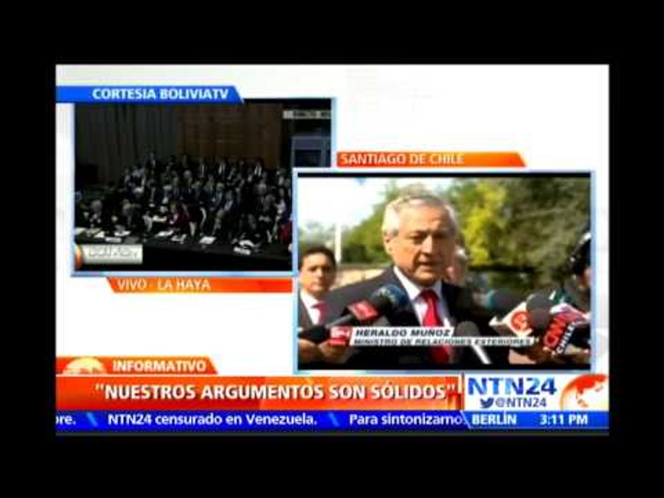 Bachelet llama a los chilenos a "estar tranquilos" por alegatos en La Haya