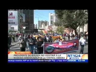 En el día Internacional del Trabajo presidente Evo Morales anunciará un incremento salarial