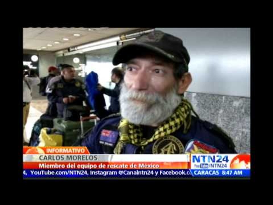 Equipo especializado mexicano llega a Nepal para apoyar las labores de rescate tras devastador sismo