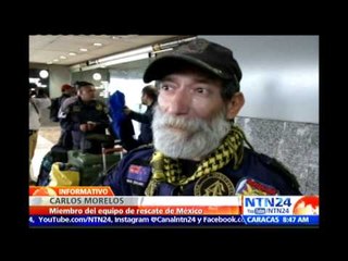 Equipo especializado mexicano llega a Nepal para apoyar las labores de rescate tras devastador sismo