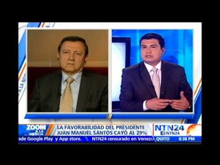 ‘Zoom a la Noticia’: Popularidad del presidente de Colombia, Juan Manuel Santos, cae al 29%