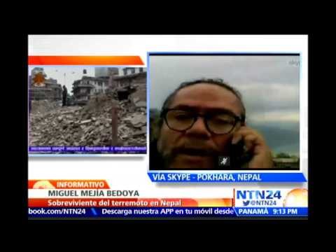Se han sentido movimientos leves pero alarmantes : colombiano sobreviviente al sismo en Nepal