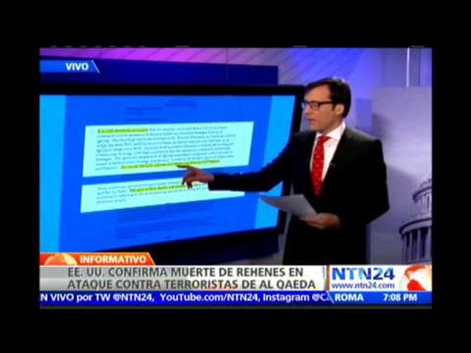 "Haremos lo posible para que no se repita": Obama lamenta muerte accidental de rehenes-Al Qaeda