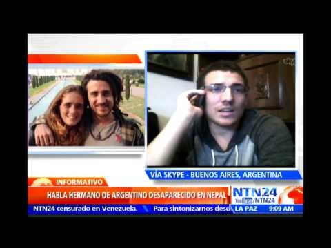 Esperamos noticias,buscando cualquier tipo de información :hermano de desaparecido en Nepal
