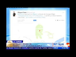 Vea la pesada broma que Google Maps le habría jugado a Apple