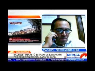 “No existía ningún indicio que alertara sobre la erupción del volcán Calbuco”: concejal chileno