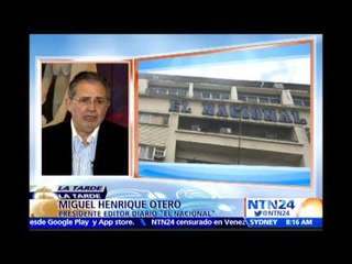 “¿Cuáles éxitos de la revolución?: editor de El Nacional de Vzla