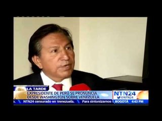 “Lo que me interesa es tener un continente libre en democracia”: expdte de Perú desde Washington