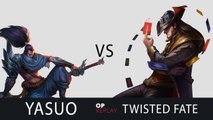 Yasuo vs Twisted Fate - SKT T1 Faker VS Eazyhoon, KR LOL SoloQ