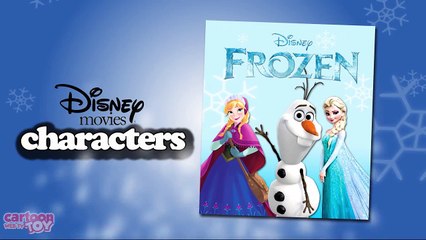 Frozen in Disney Movies Characters Book by Cartoon Toy WebTV
