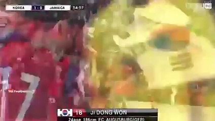 Ji Dong Won Goal - South Korea vs Jamaica 1-0 (Friendly Match 2015)