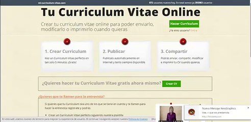 Hacer Currículum Vítae Gratis