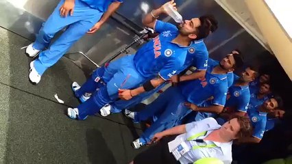 Indian Dressing Room Cricket World Cup 2015