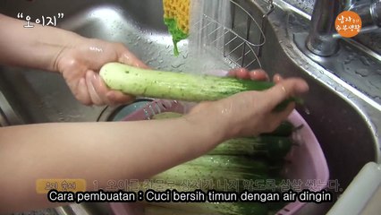 Timun dalam air garam ~ timun yang menyegarkan