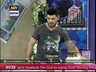 Dr. Khurram making a face wash for 25 rupess in 'Good Morning Pakistan' - ARY Digital