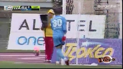 3η Παναιγιάλειος-ΑΕΛ 0-1 2015-16 Στην σέντρα (Thessalia tv)