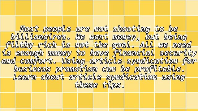 Suggestions And Tips To Start Competitive Article Advertising