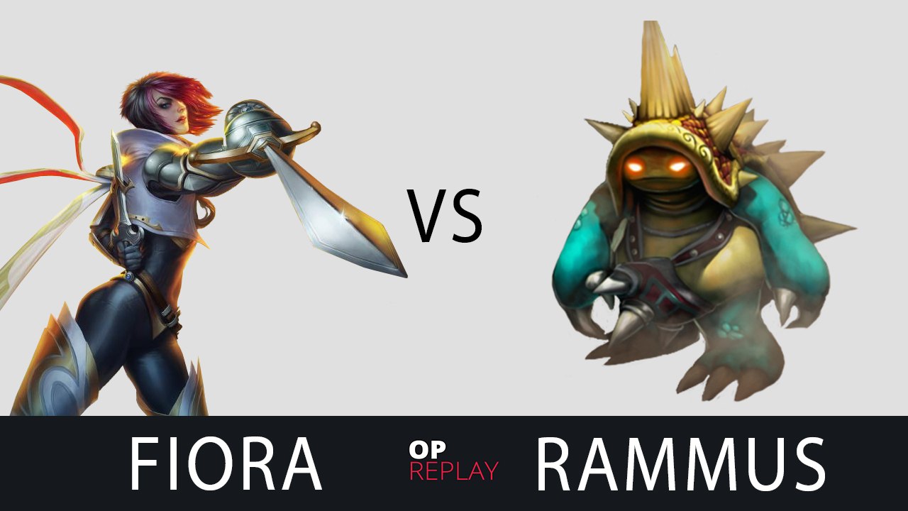 Fiora vs Rammus - SKT T1 Faker KR LOL Challenger 912LP