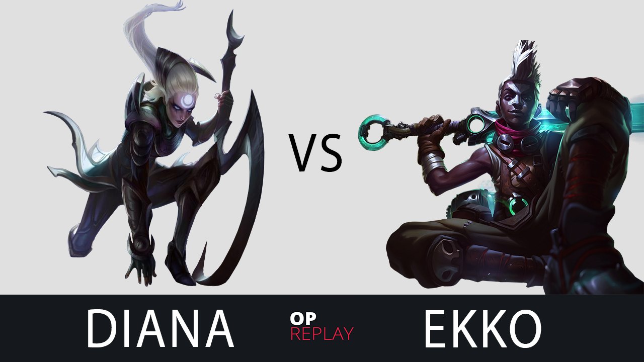 [Highlights] Diana vs Ekko - KT Edge  KR LOL SoloQ