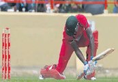 Kemar Roach Breaks Sibanda's Bat and Bowled Him at 5 Runs Short of Century