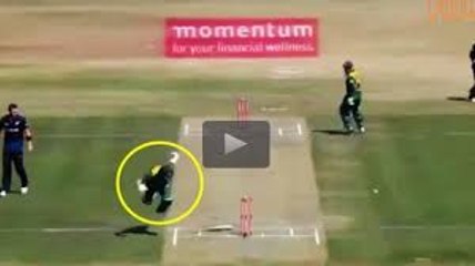 Dale Styen Impossible RUN OUT- Unlucky ever in Cricket History