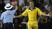 Glenn McGrath gets Red Carded in Football Style!