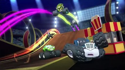 Blaze et les Monster Machines | La pluie | NICKELODEON JUNIOR