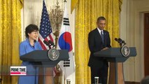 President Park Geun-hye departs for U.S. for summit with Obama