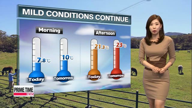 Milder Wednesday in store under sunny skies