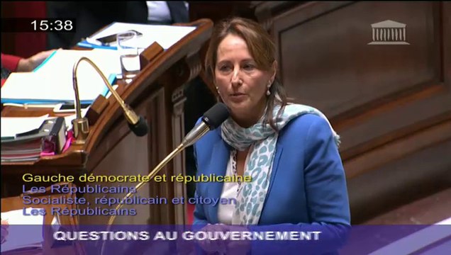 Air France : Ségolène Royal répond à une question au Gouvernement