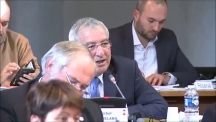 Michel BACHELARD. Programme de soutien à la voirie. 12 octobre 2015