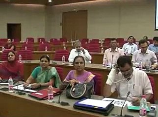 Gandhinagar Meeting on Health Check-up for school students with Nitin Patel & Ramanlal Vora