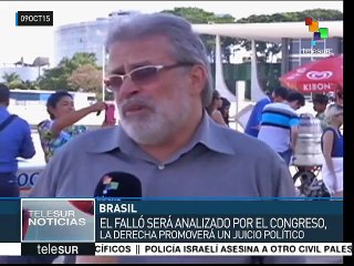 Brasil: Congreso debatirá si abre juicio político contra Dilma Roussef