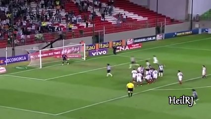 Ronaldinho Two Amazing Free Kicks Goals vs Fluminense - 04.09.2013