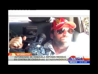 Autoridades de Venezuela dictan medida preventiva de libertad al periodista Timothy Tracy
