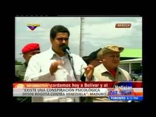 Maduro asegura que existe un "plan de conspiración " desde Bogotá para desestabilizar su Gobierno