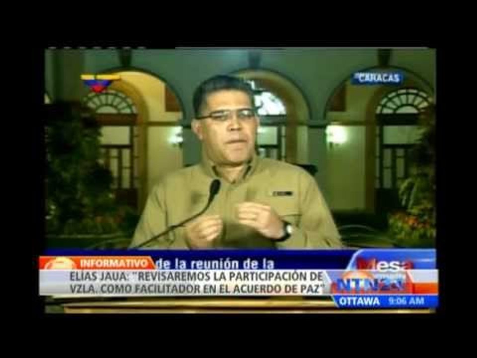 Jaua asegura que visita de Capriles a Colombia generará "descarrilamiento" de las buenas relaciones