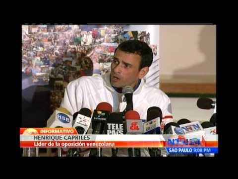 No se dejen chantajear por el Gobierno venezolano : Henrique Capriles