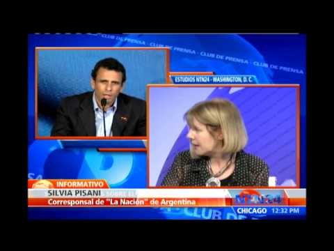 Silvia Pisani habla en el programa Club de Prensa de NTN24 sobre declaraciones de Iris Varela