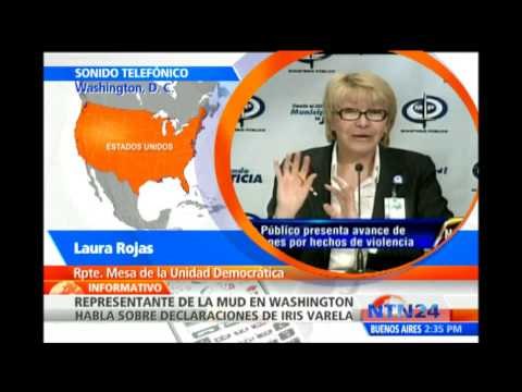 Representante de la MUD en Washington habla con NTN24 sobre las declaraciones de Iris Varela