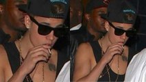 OMG! Justin Bieber Smoking On Stage During Performance