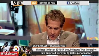 ESPN First Take - Michael Vick Leads Steelers Win Over Chargers 24-20
