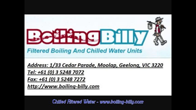 Chilled Filtered Water - boiling-billy.com