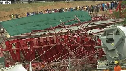 Johannesburg bridge collapse kills two