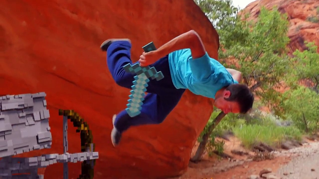 MINECRAFT PARKOUR In REAL LIFE