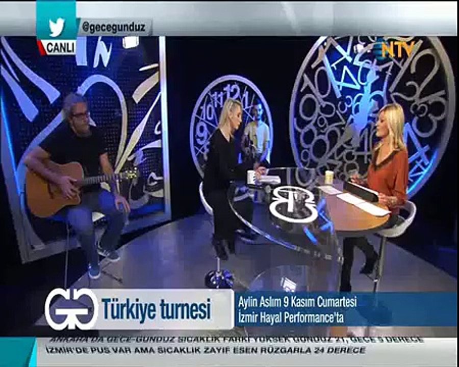 Aylin Aslım Zümrüdüanka Albümünü Anlatıyor @ Gece Gündüz (Ntv - 28.10.2013)
