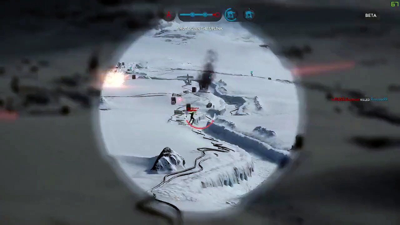 Star Wars Battlefront - Luke Skywalker Epic Fail