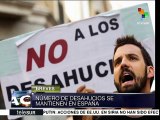 Cifra de desahucios en España se mantiene