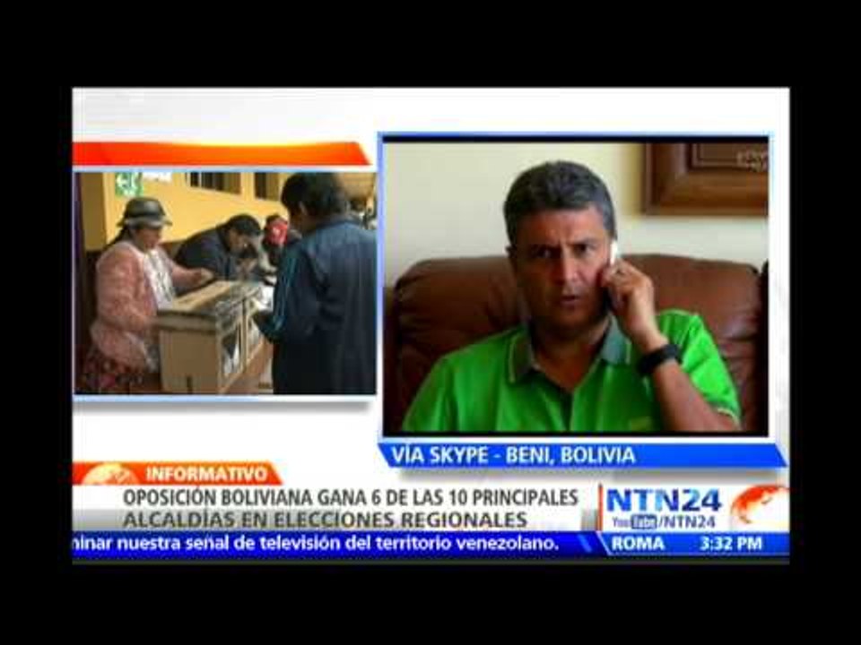 Bolivianos "han pasado la factura" al partido de Evo Morales en elecciones regionales